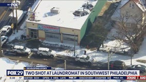 Two shot at laundromat in Southwest Philadelphia