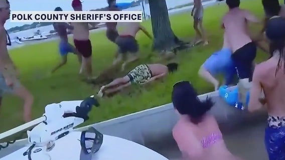 8 Florida men arrested in violent lakeside brawl in Polk County, sheriff says