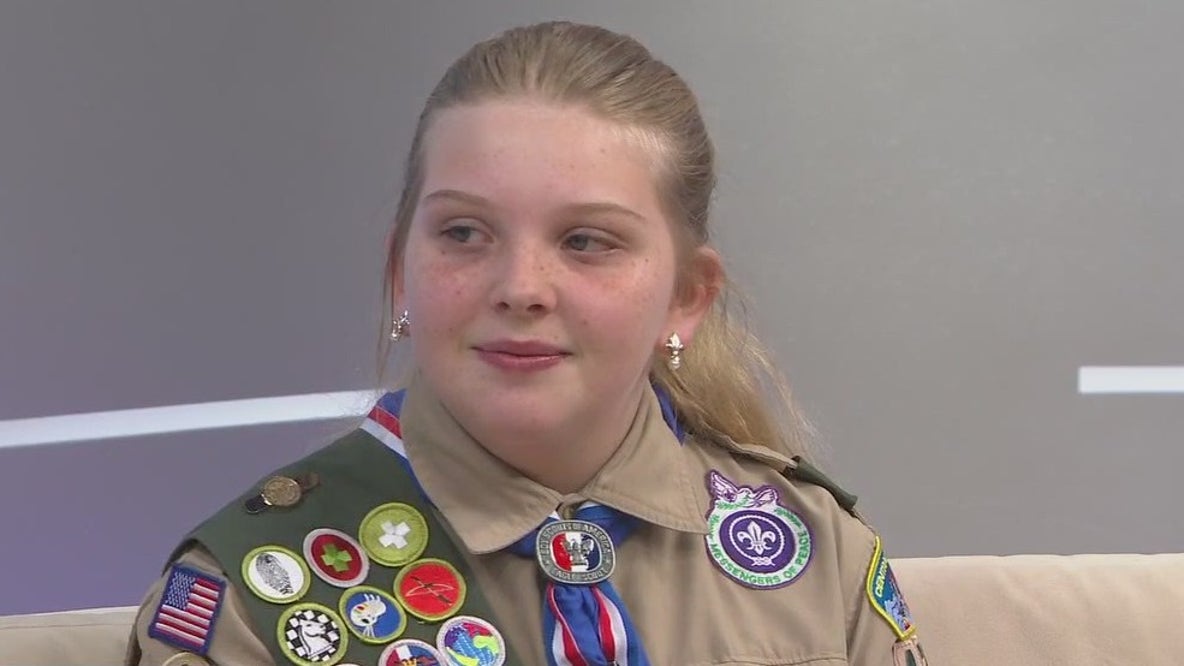 12-year-old Florida girl earns rank of Eagle Scout