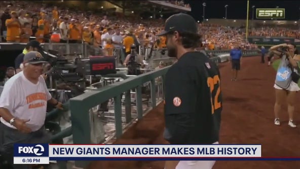 San Francisco Giants hire University of Tennessee's Tony Vitello to be next manager