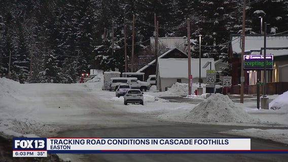 Tracking road conditions in Cascade Foothills