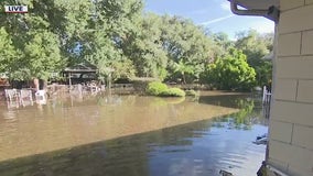 Inside flooded Mount Dora home