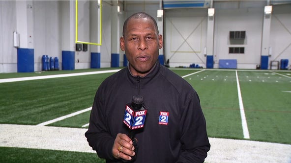 WATCH - Woody reports from Lions practice where the team begins preparing for the Buffalo Bills