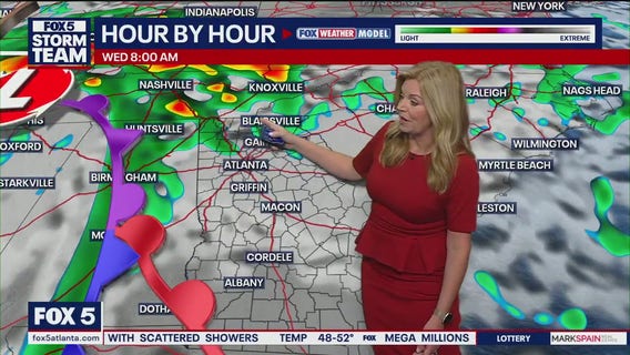 Metro Atlanta Tuesday weather: Clouds and drizzle Tuesday, rain Wednesday