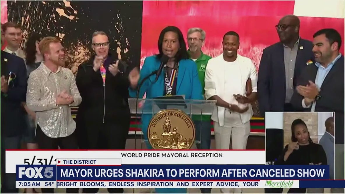 DC Mayor urges Shakira to perform after canceled concert
