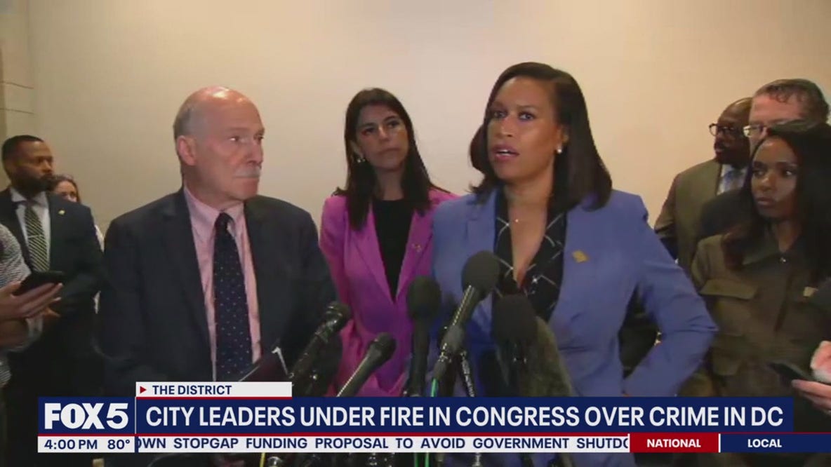 DC Mayor, city leaders under fire in Congress over crime in the city