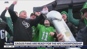 Eagles fans ready hours before NFC Championship game