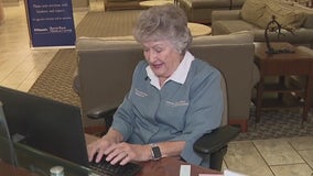 90-year-old woman volunteers at St. David's Round Rock