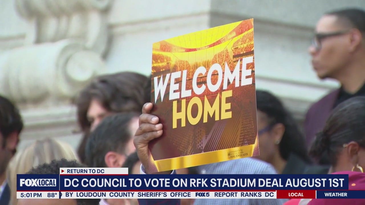 DC Council set to vote on RFK Stadium deal on Aug. 1