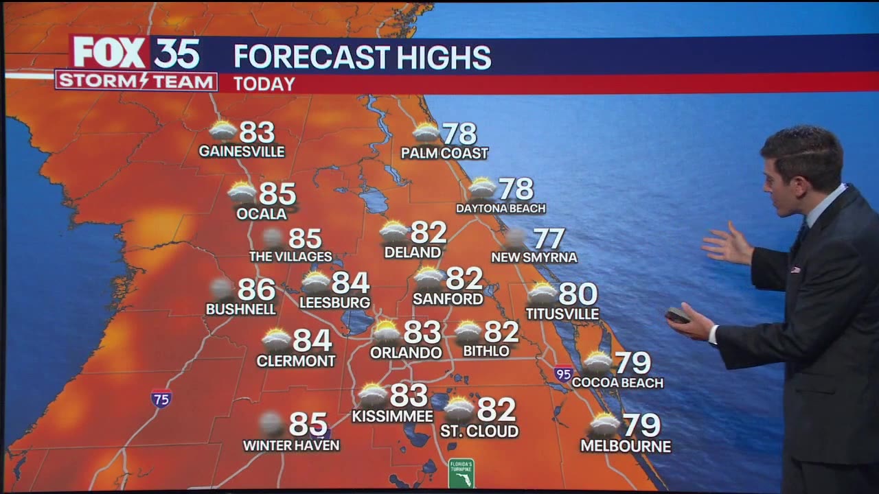 Orlando AM Weather Forecast: March 29, 2025