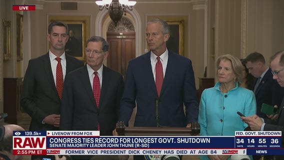 Senate GOP leaders speak on government shutdown