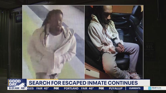 Search for escaped inmate continues in Seattle