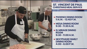 St. Vincent de Paul serves Christmas meals