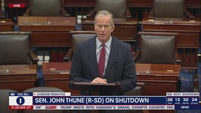 Saturday senate session amid government shutdown