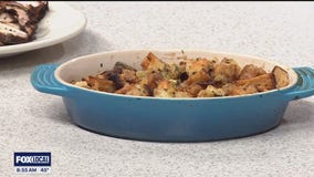 Zingerman's Roadhouse stops by Fox 2 kitchen to serve savory herb stuffing and mac-n-cheese