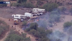 Brush fire prompts evacuations, closes SR-88