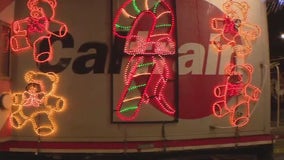 Caltrain Holiday train tours the peninsula to dazzle crowds at stations this weekend