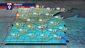 MN weather: A few snow flurries on Friday