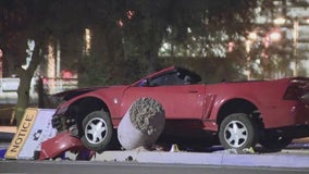 5 people ejected from Mustang after driver was racing a motorcyclist, Tempe PD says