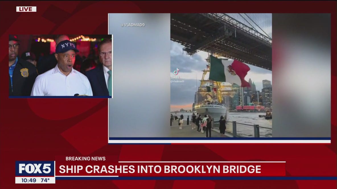 Boat crashes into Brooklyn Bridge: Official update