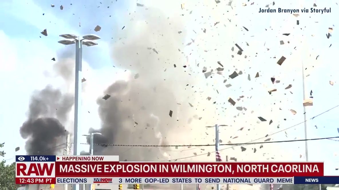 Explosion at North Carolina veterinary center injures 3 firefighters