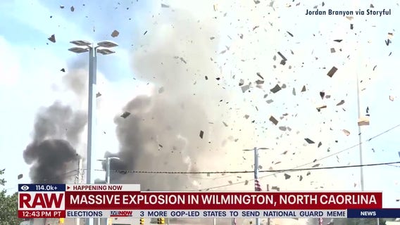 Explosion at North Carolina veterinary center injures 3 firefighters