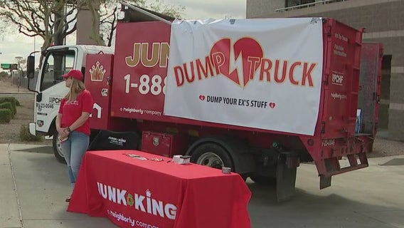 Company donates cash for dumped ex's items on V-Day