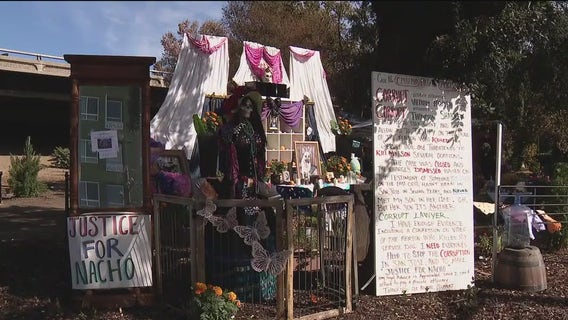 Homeless family's Día De Los Muertos altar to be torn down by Caltrans