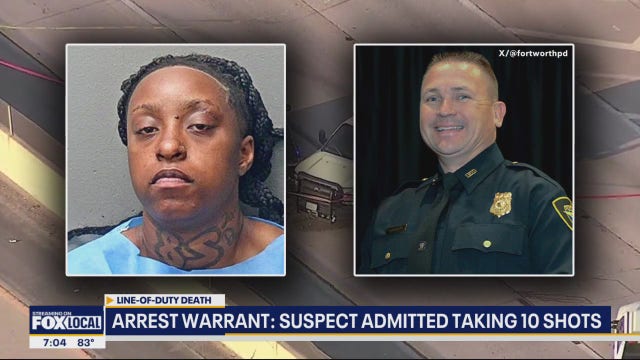 Woman drank 10 shots before killing Fort Worth officer in crash: warrant