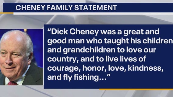 Former VP Dick Cheney dies at 84