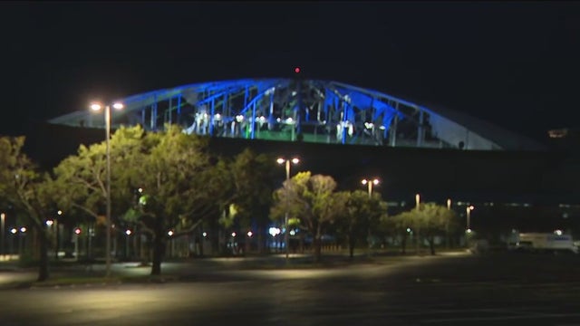 Tropicana Field roof ripped off by Hurricane Milton