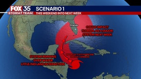 Tracking possible disturbance in Caribbean Sea