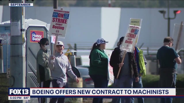 New Boeing proposal on table for striking WA workers