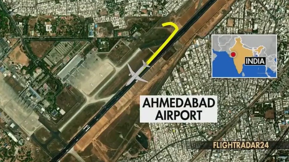 Air India flight crashes shortly after takeoff
