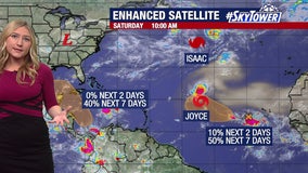 Area of low pressure in Caribbean could form