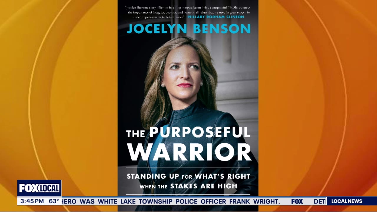 Michigan Secretary of State Jocelyn Benson releases new book 'The Purposeful Warrior'