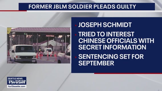 Former JBLM soldier pleads guilty to selling military secrets to China
