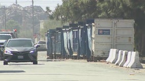 Sun Valley using dumpsters to block homeless