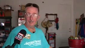 Man donates 20,000 pounds of food to Second Harvest