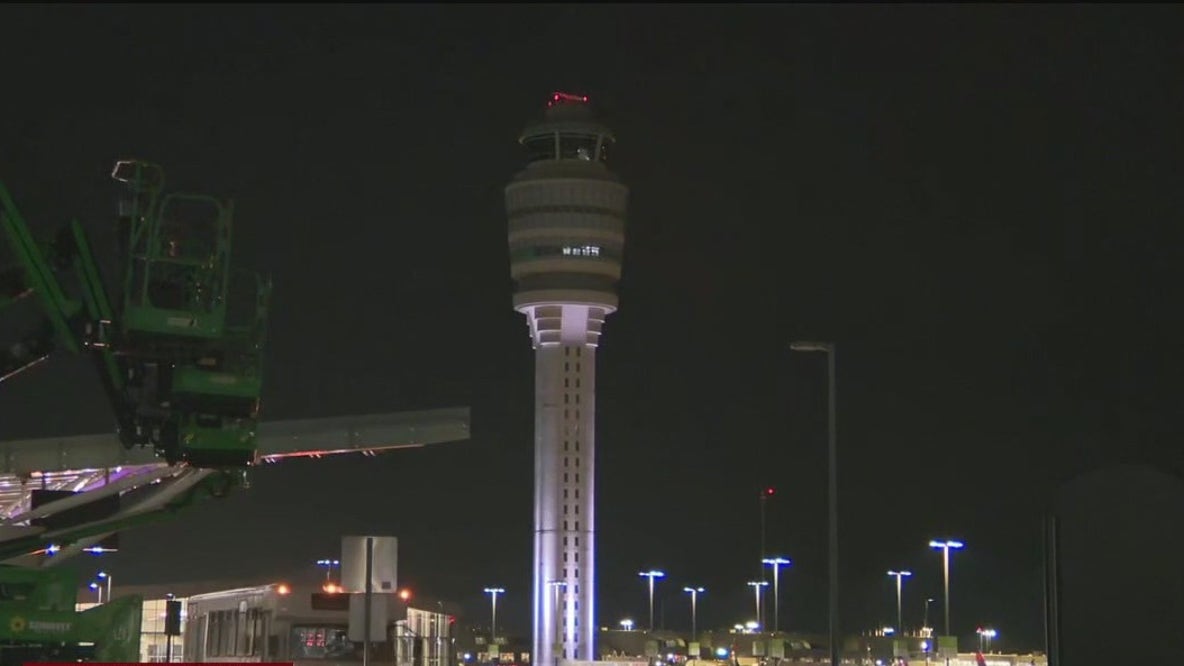 Atlanta airport tower evacuated during storm
