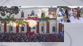 Protest for democracy by Venezuelans