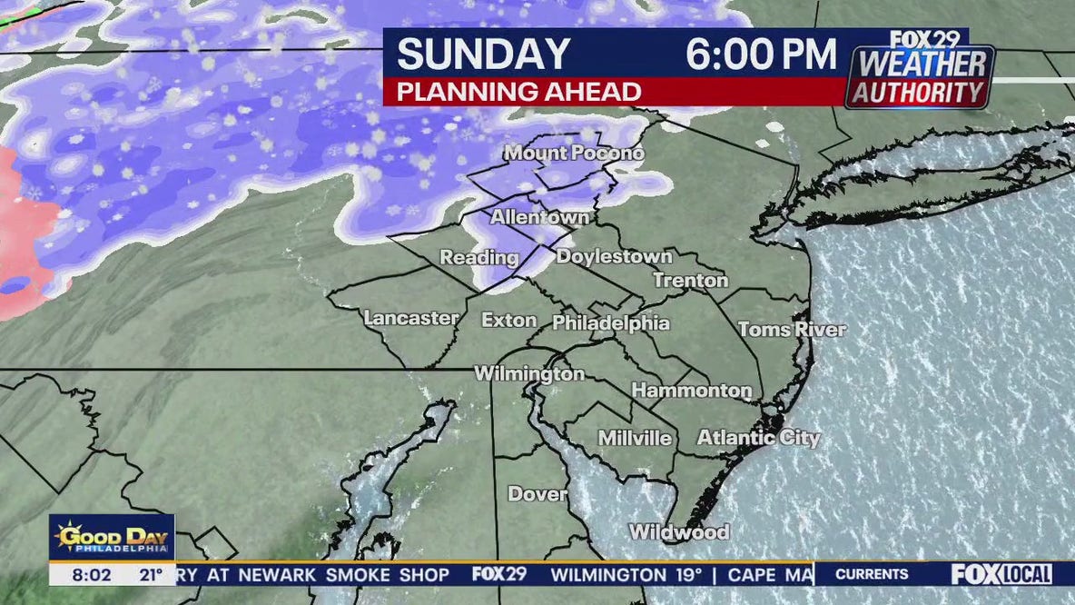 Weather Authority: Sunday morning forecast