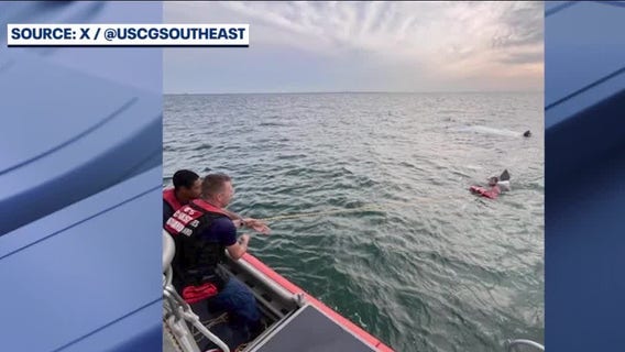 Coast Guard rescues Florida boater after capsizing near Sunshine Skyway Bridge