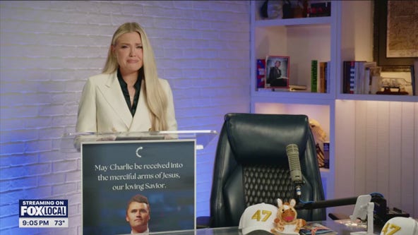Widow of Charlie Kirk speaks publicly for first time