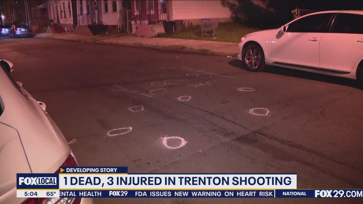 1 dead, 3 injured in Trenton shooting: police
