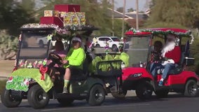 Valley neighborhood holds golf cart holiday parade