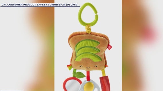 Stroller toys recalled over choking hazard