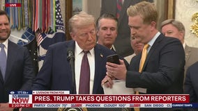 Doocy shows Trump video of White House trash removal