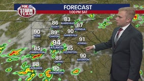 Friday midday weather forecast