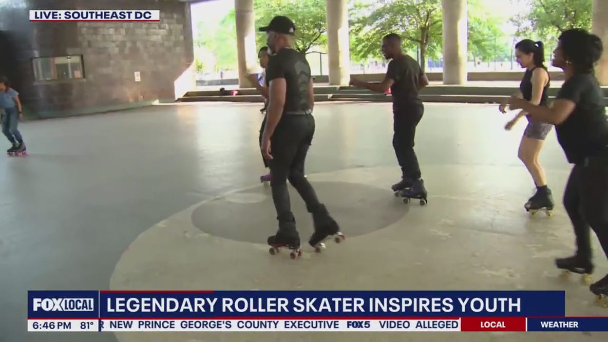 Legendary roller skater inspires DC youth